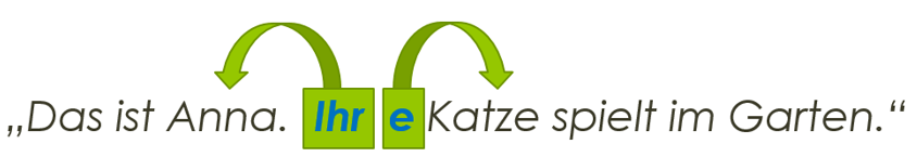 Possessivartikel Example